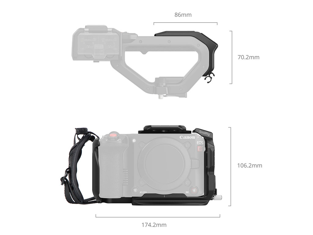 SmallRig 5657 Canon EOS C50 Uyumlu Kafes Kiti
