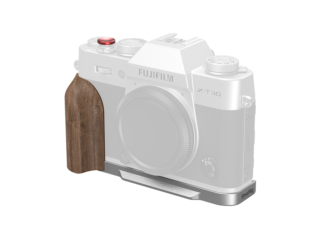 SmallRig 5667 X-T30 Serisi ile Uyumlu Ahşap Gümüş L Braket X-T30, X-T30 II, X-T30 III Uyumlu