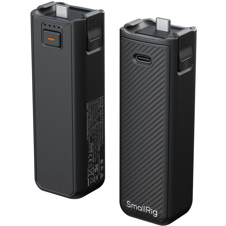 SmallRig 5705 DJI Osmo 3 / 4 için Kavrama Özellikli Powerbank - 20W 5000 mAh / 6.5 Saate Kadar Güç