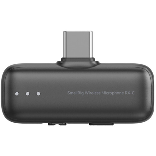 SmallRig 5715 Siyah 2 Kişilik 48kHz/24bit Kablosuz Yaka Mikrofonu Kamera ve Akıllı Telefonlar için