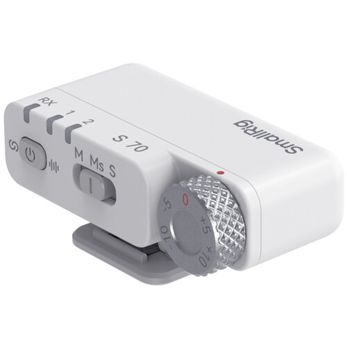 SmallRig 5716 Gümüş 2 Kişilik 48kHz/24bit Kablosuz Yaka Mikrofonu Kamera ve Akıllı Telefonlar için
