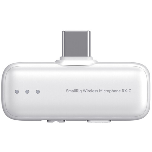 SmallRig 5716 Gümüş 2 Kişilik 48kHz/24bit Kablosuz Yaka Mikrofonu Kamera ve Akıllı Telefonlar için
