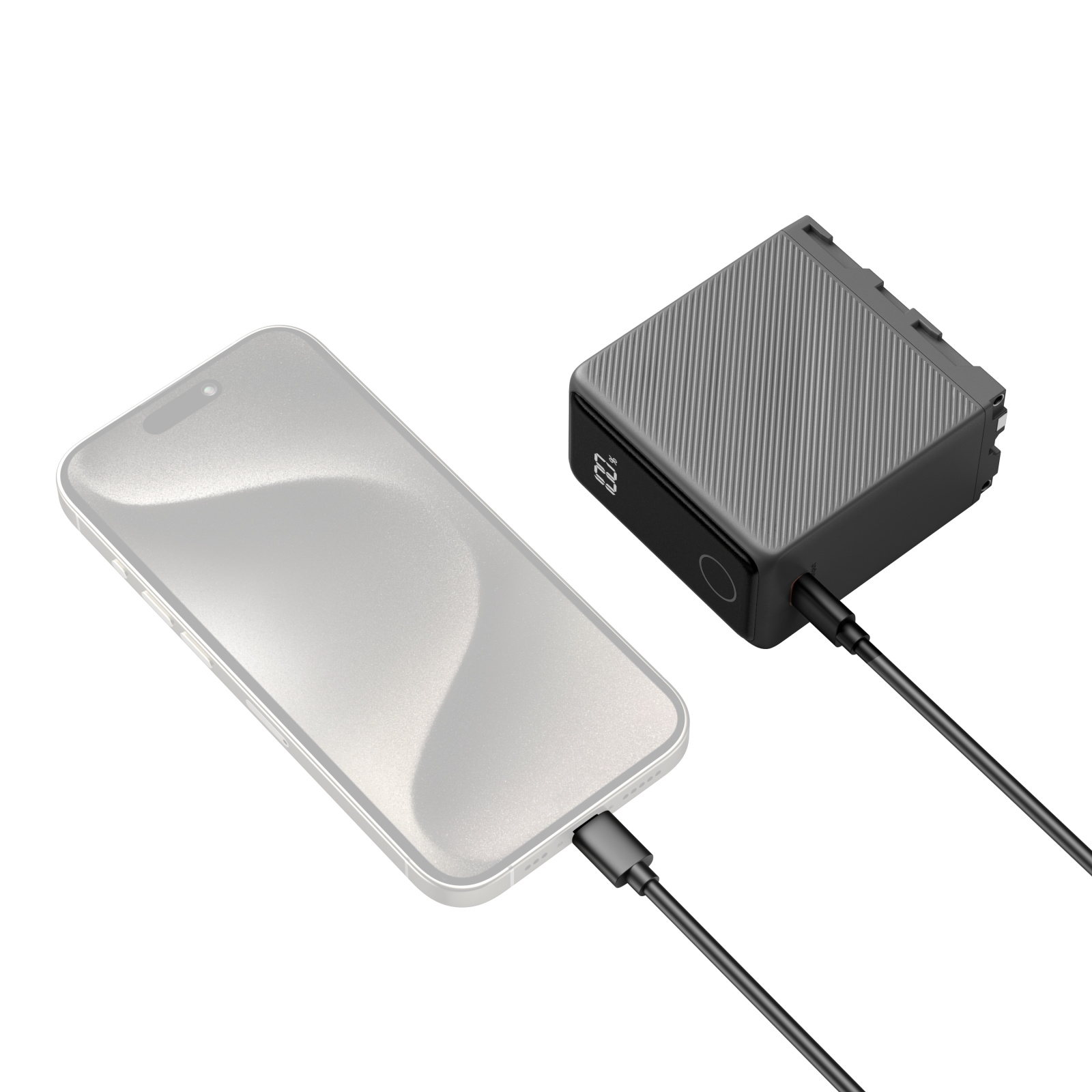 SmallRig 5729 Sony NP-F970 USB-C Uzun Ömürlü Kamera Bataryası 7500mAh