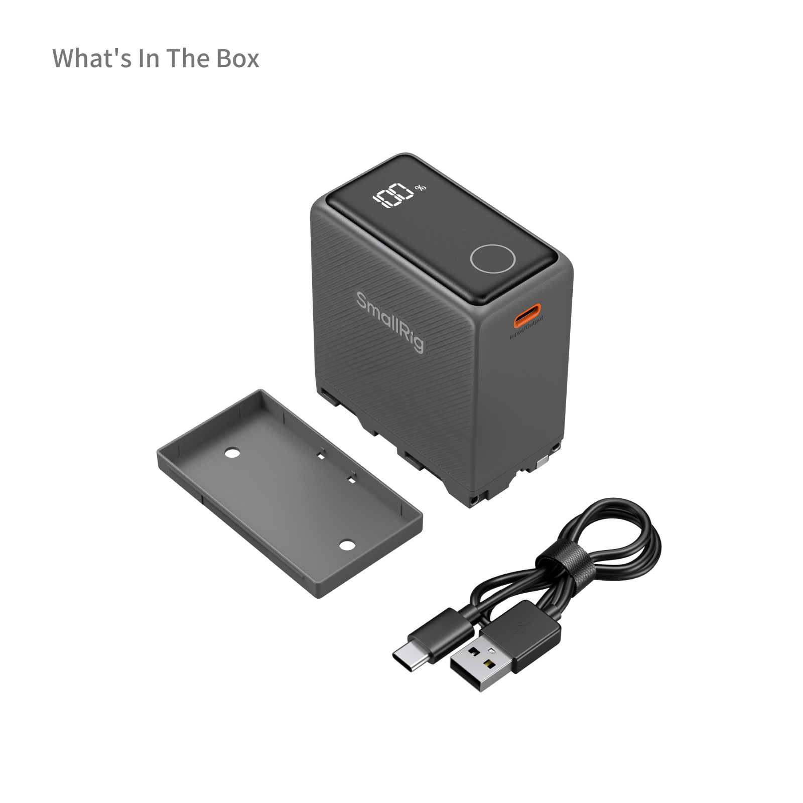 SmallRig 5729 Sony NP-F970 USB-C Uzun Ömürlü Kamera Bataryası 7500mAh