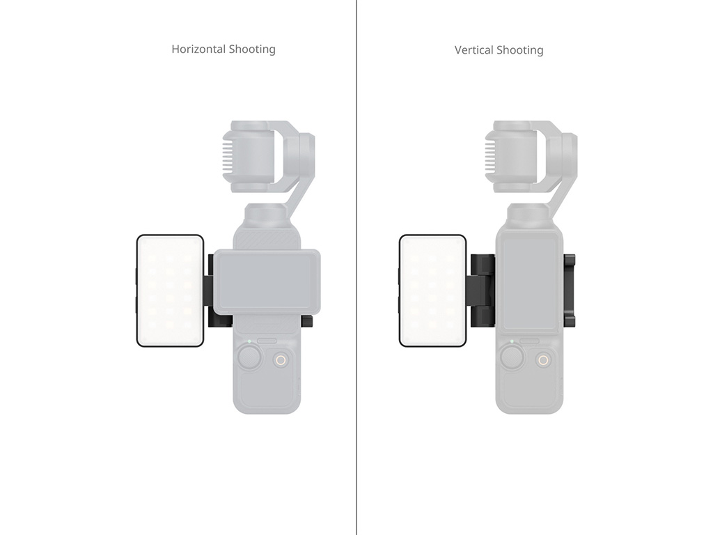 SmallRig 5745 DJI Osmo Pocket 3 ve Pocket 4 Uyumlu RGB Bicolor Led Işık Osmo Pocket 3,4 ve 4P Uyumludur