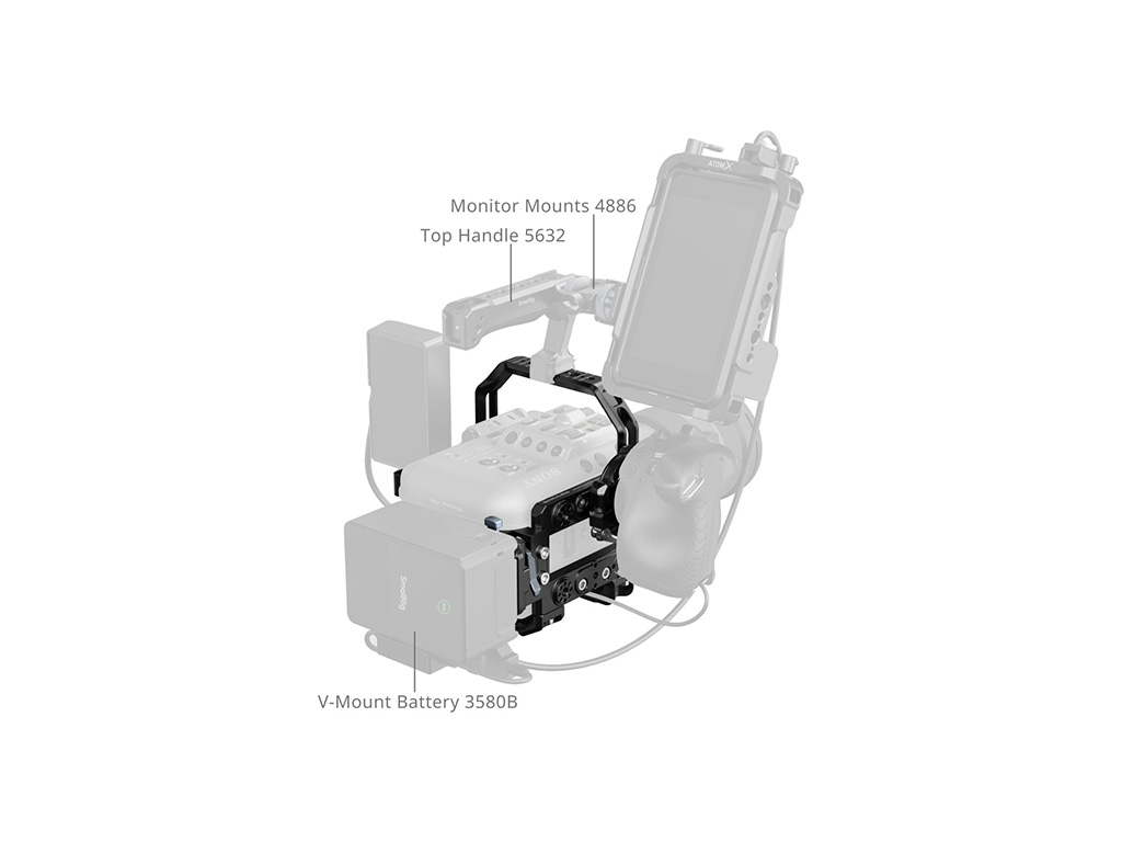 SmallRig 5801 Sony FX6 Uyumlu Kafes