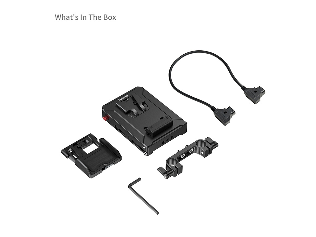 SmallRig 5881 V-Mount Batarya Bağlantı Plakası (15mm Rod)
