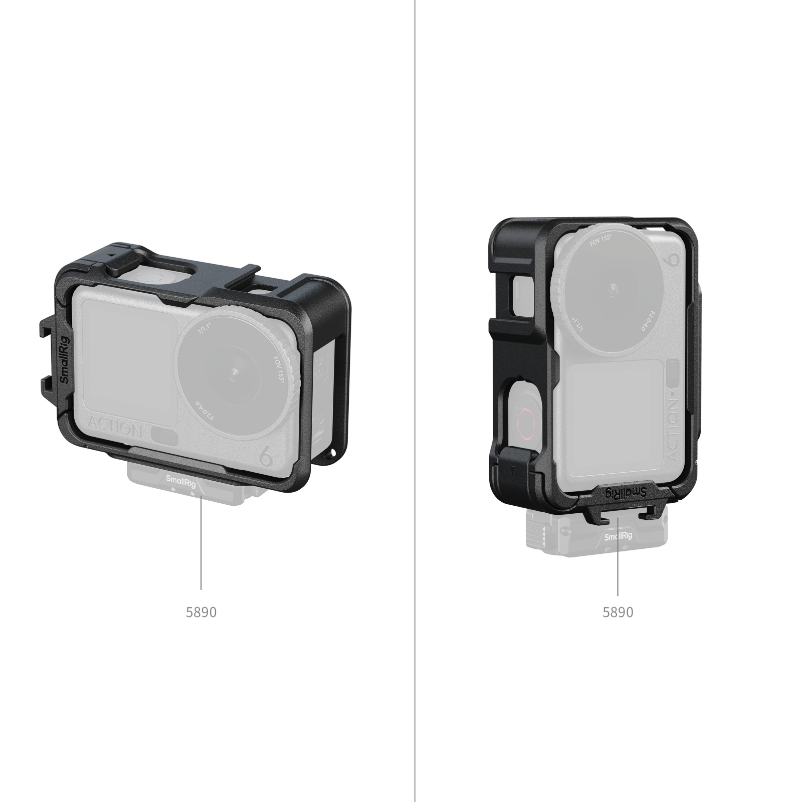 SmallRig 5886 DJI Osmo Action 6 için Koruyucu Kafes Basic Edition için