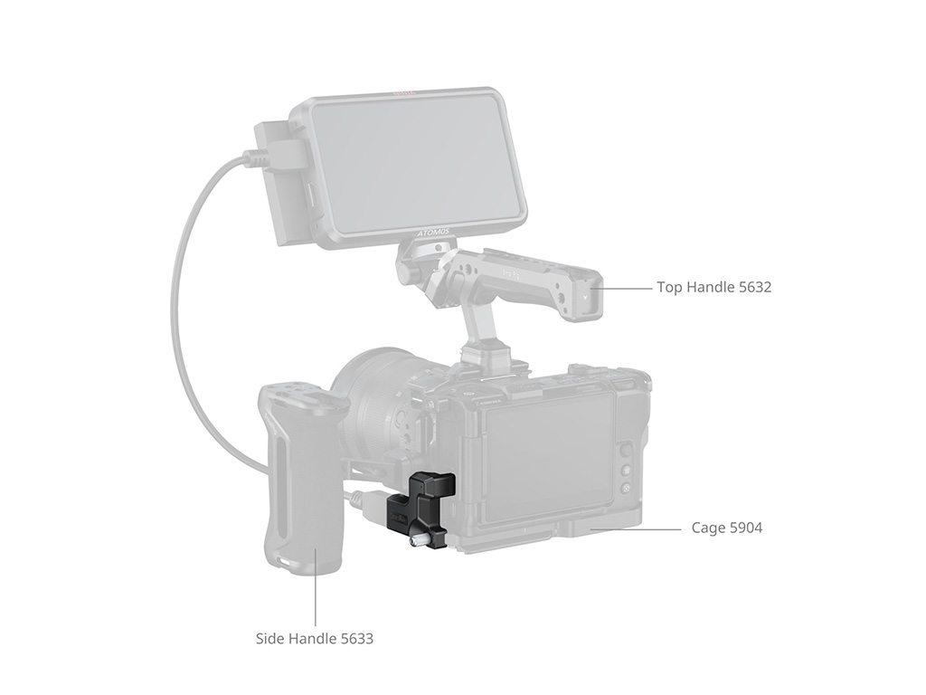 SmallRig 5907 Nikon ZR Uyumlu HDMI Adaptör (D-A)