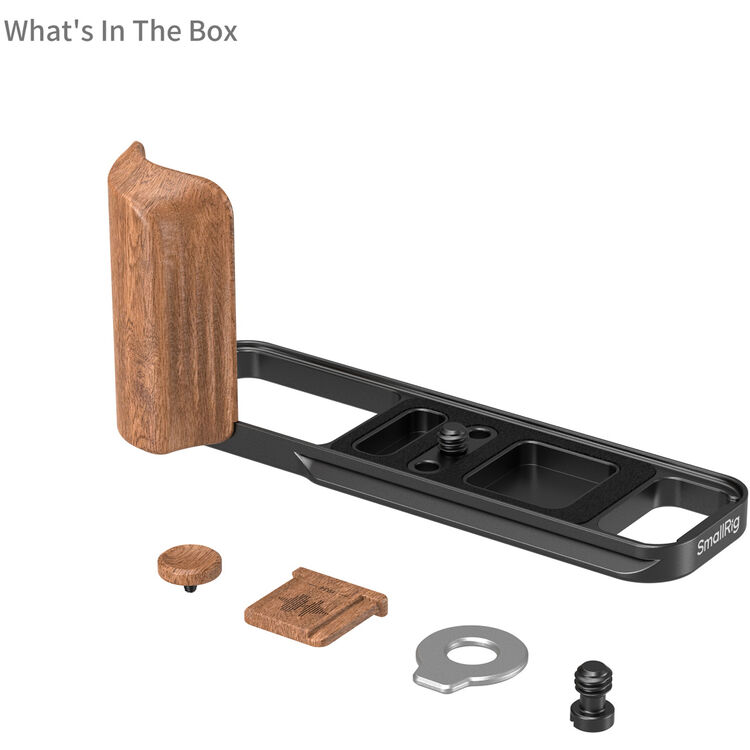 SmallRig 5985 Fujifilm X-E5 için Gül Ağacı Saplı Siyah L Braket