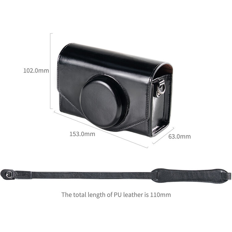 SmallRig 5987 Fujifilm X-E5 ve X100VI Uyumlu Siyah Deri Çanta