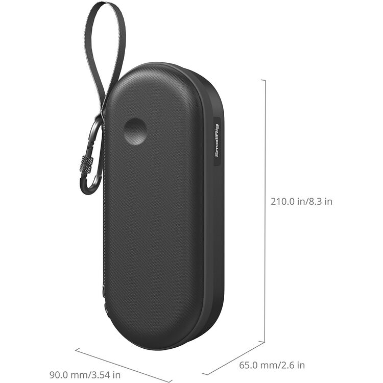 SmallRig 5992 DJI Osmo Pocket 4 / 3 için Su Geçirmez Saklama Çantası Hafıza Kartı ve Mikrofon Bölmeli