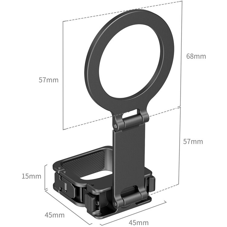 SmallRig 6004 DJI Osmo Pocket 4 ve 3 Uyumlu MagSafe Özellikli Manyetik Montaj Aparatı
