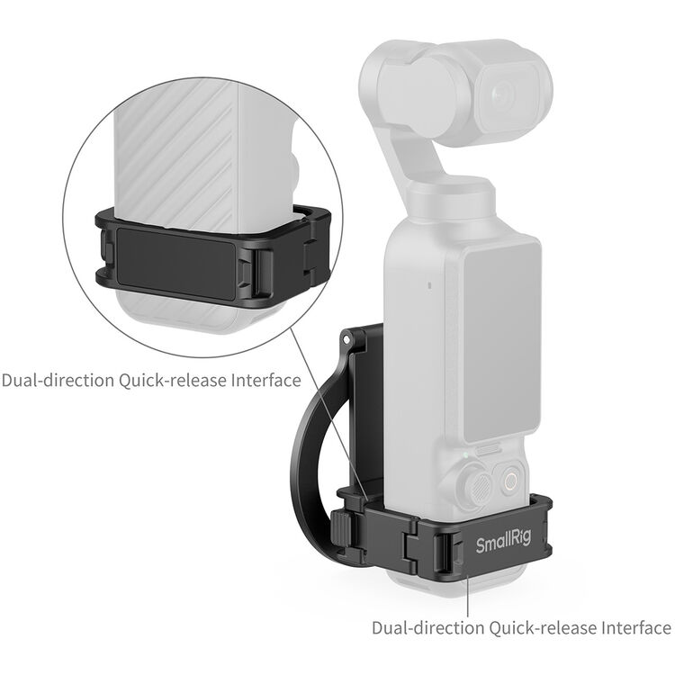 SmallRig 6004 DJI Osmo Pocket 4 ve 3 Uyumlu MagSafe Özellikli Manyetik Montaj Aparatı