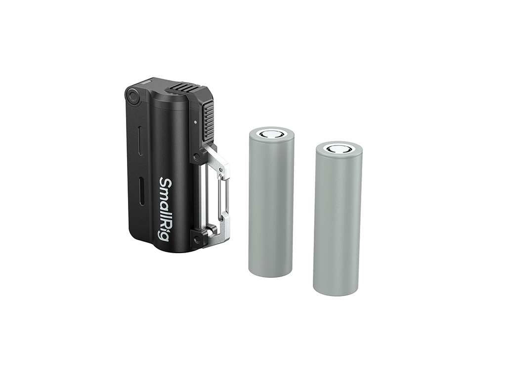 SmallRig 6091 2' si 1 Arada 10000mAh Klipsli Şarj Cihazı ve Powerbank Değiştirilebilir Bataryalı