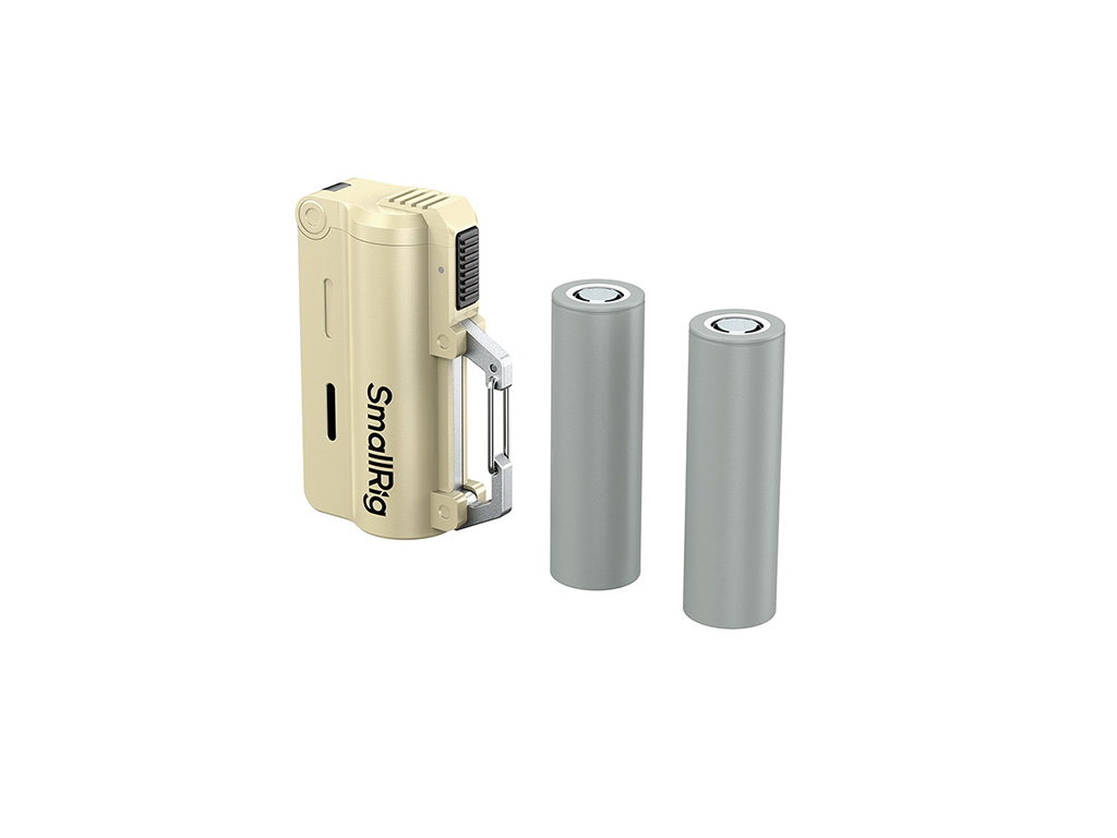 SmallRig 6089 2' si 1 Arada 10000mAh Klipsli Şarj Cihazı ve Powerbank Değiştirilebilir Bataryalı