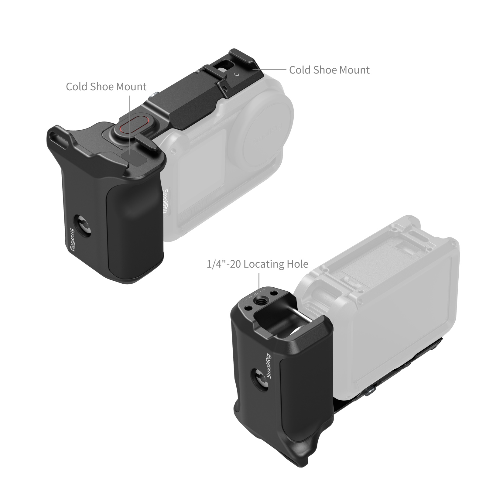 SmallRig 6259 DJI Osmo Action 6 SmallRig Kafesleri için Tutacak 5888, 5887 ile Uyumlu