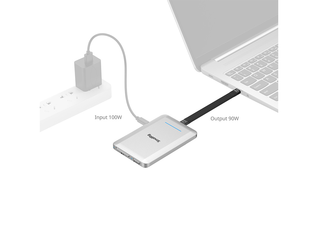 SmallRig 6293 Kart Okuyucu ve PD Özellikli 5 in 1 Magsafe 2 TB Taşınabilir SSD PD Şarj Desteği