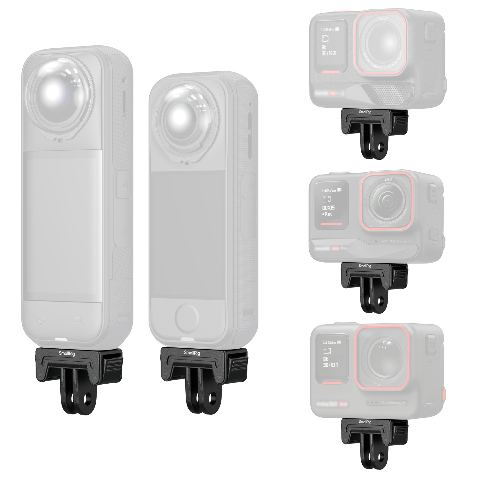 SmallRig 6303 Insta360 X5 / X4 Air / Ace Pro 2 / Ace Pro / Ace için Adaptör Desteği