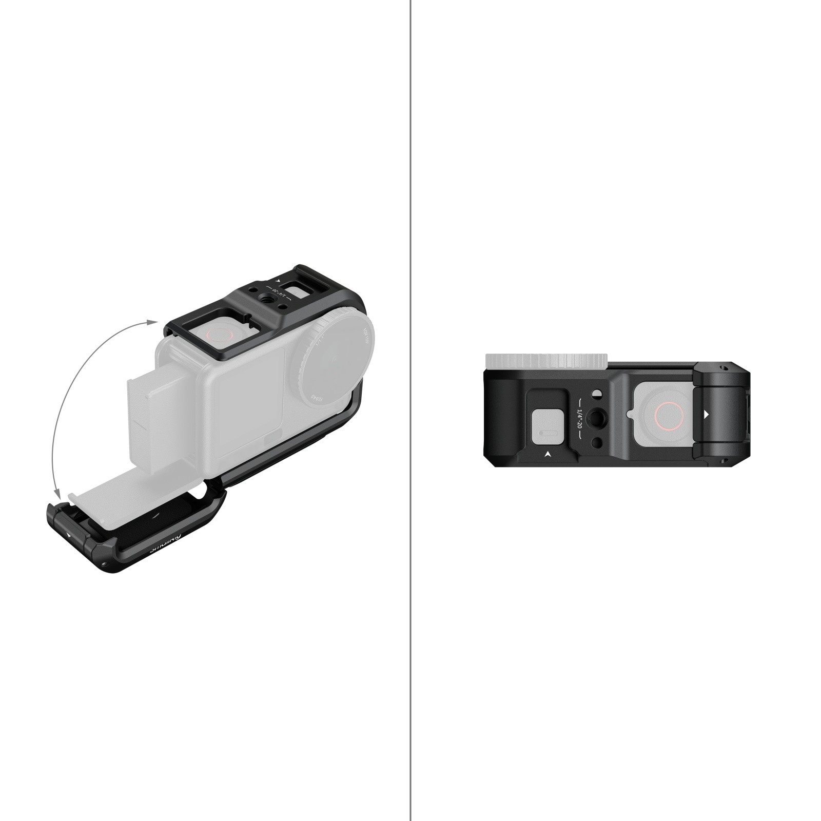 SmallRig 6374 DJI Osmo Action 6 için Kamera Kafesi Kiti ve Filtre Seti ND8 / ND16 / ND32 ve CPL