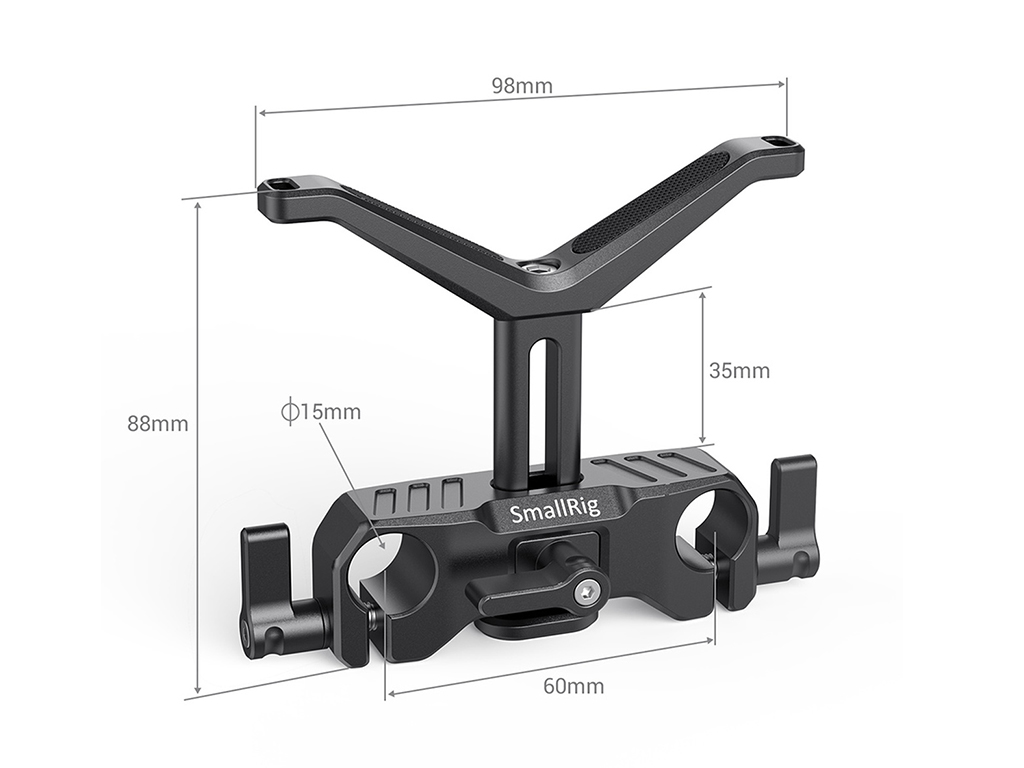 SmallRig BSL2680 15mm Rod Çubuğu Uyumlu Objektif Desteği