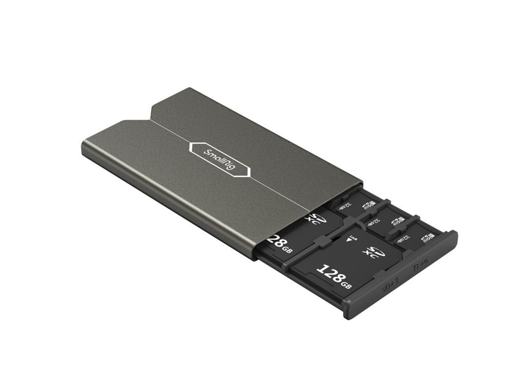 SmallRig 2832B Micro SD ve SD Hafıza Kartı Kutusu 9 Adet Kart Saklama İmkanı
