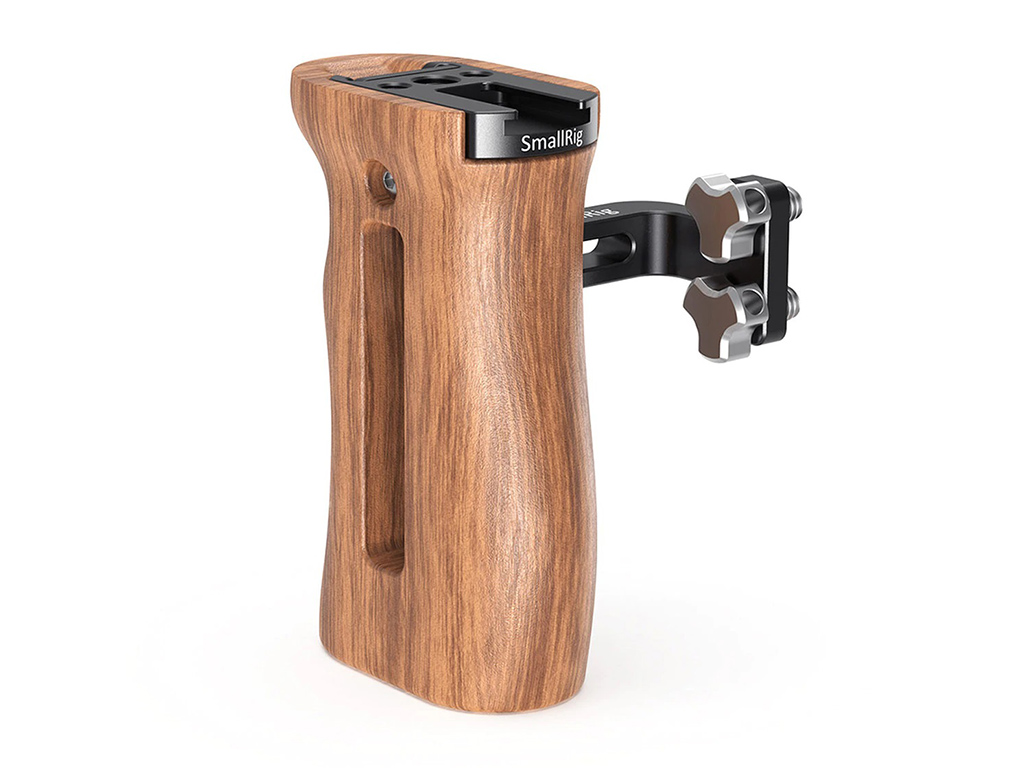 SmallRig HSN2093C Yüksekliği Ayarlanabilen Ahşap Yan Tutma Kolu