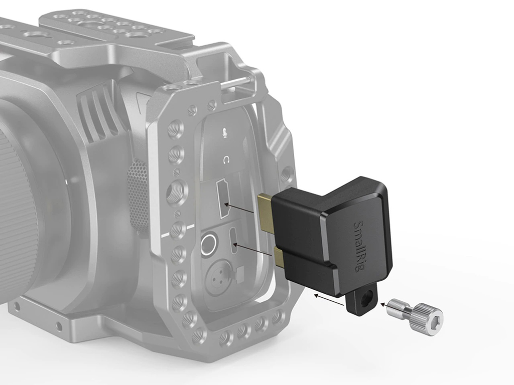 SmallRig AAA2700 BMPCC 4K Kamera Kafesi için Dik Açılı Adaptör