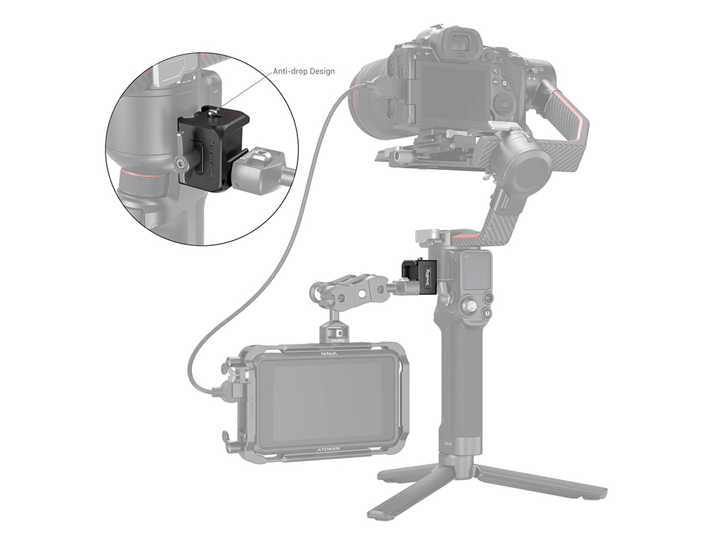 SmallRig 3025 DJI RS 2 ve RSC 2 İçin NATO Kıskaç Aksesuar Bağlantısı