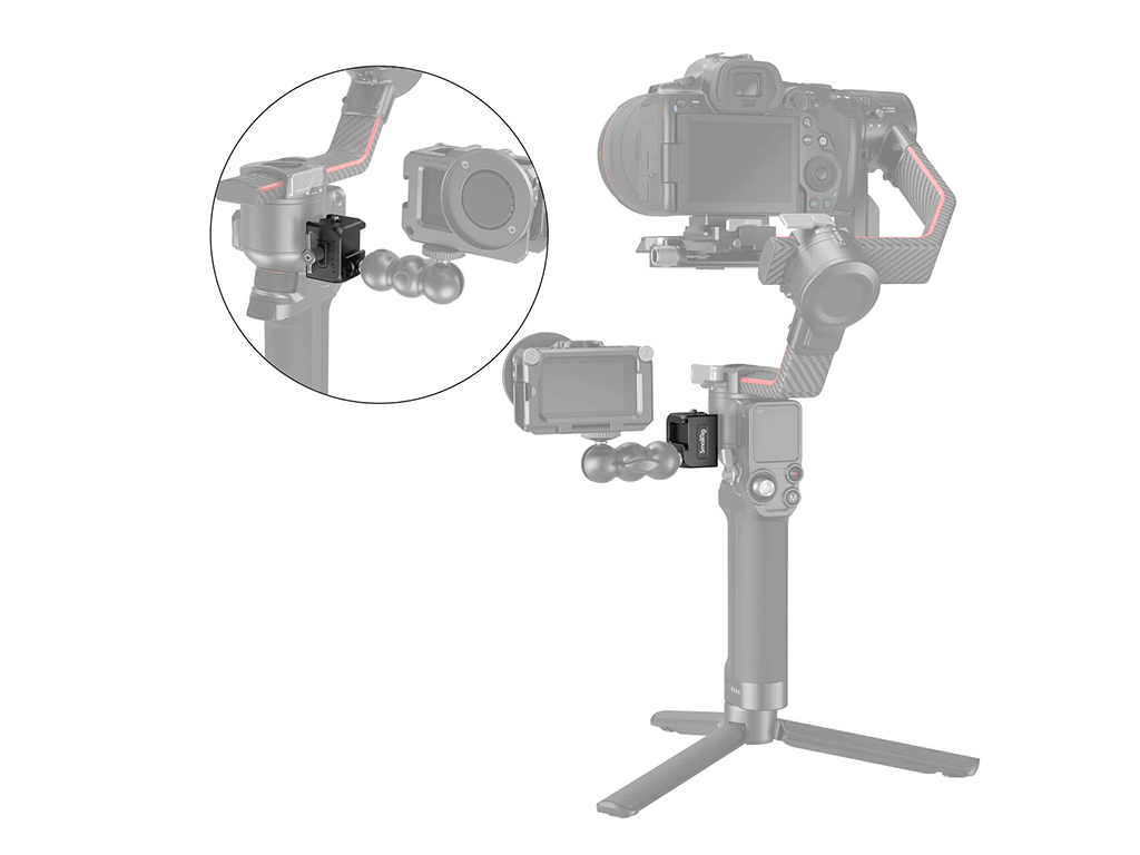 SmallRig 3025 DJI RS 2 ve RSC 2 İçin NATO Kıskaç Aksesuar Bağlantısı