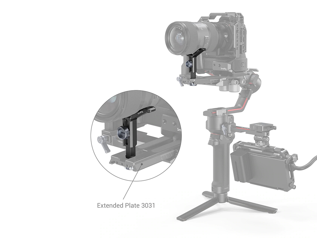 SmallRig 2850 DJI RS 2 İçin Objektif Uzatma Desteği