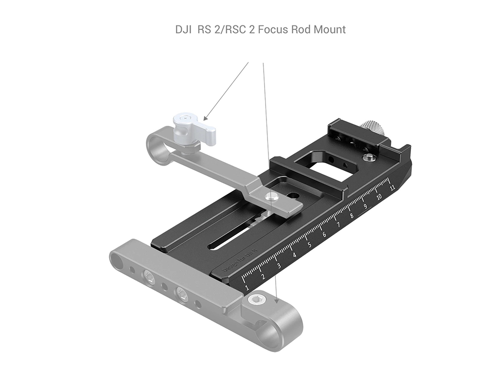 SmallRig 3061 DJI RS 2, RSC 2 ve Ronin-S İçin Arca Swiss Hızlı Sökme Tablası