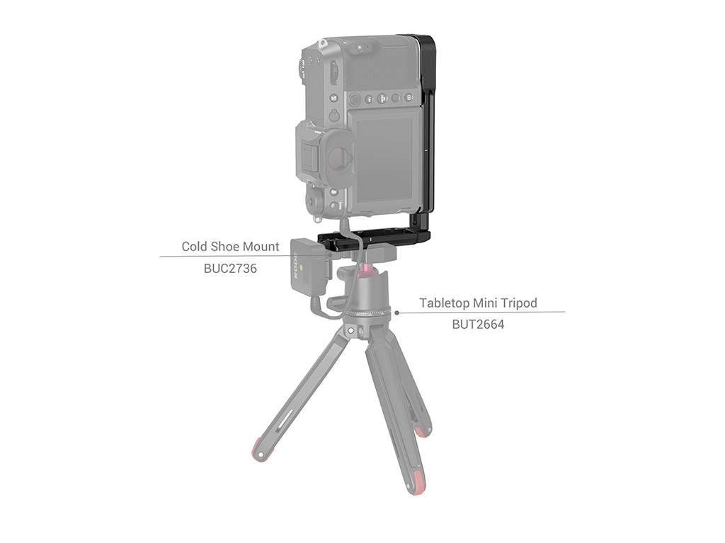 SmallRig 3232 Fujifilm GFX 50SII ve GFX 100S Uyumlu L Braket