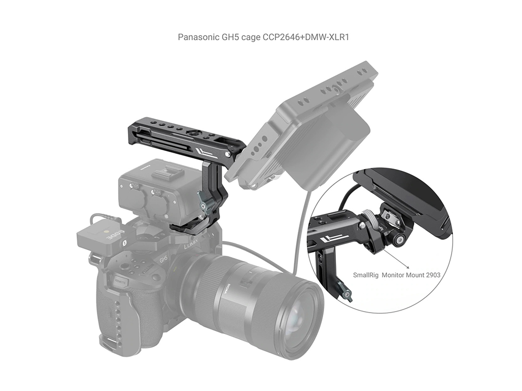 SmallRig 3082 Sony ve Panasonic Uyumlu Üst Tutma Kolu