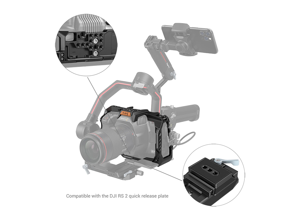 SmallRig 3270 BMPCC 6K Pro / 6K G2 Uyumlu Kafes