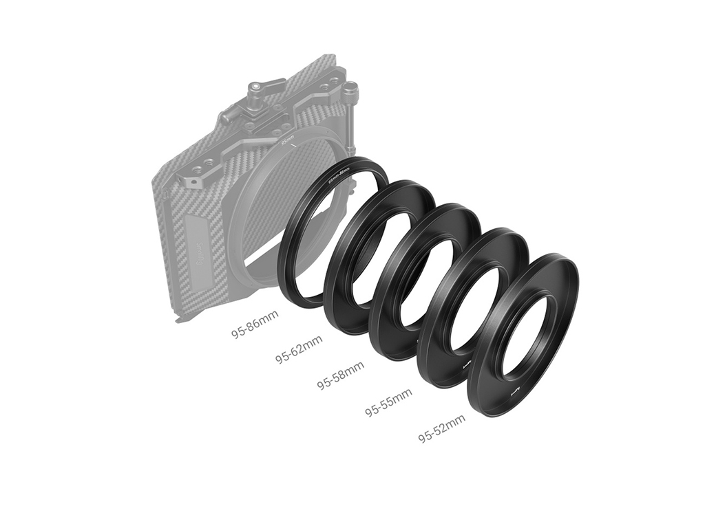 SmallRig 3383 Mini Matte Box için 52-95mm Halka Seti