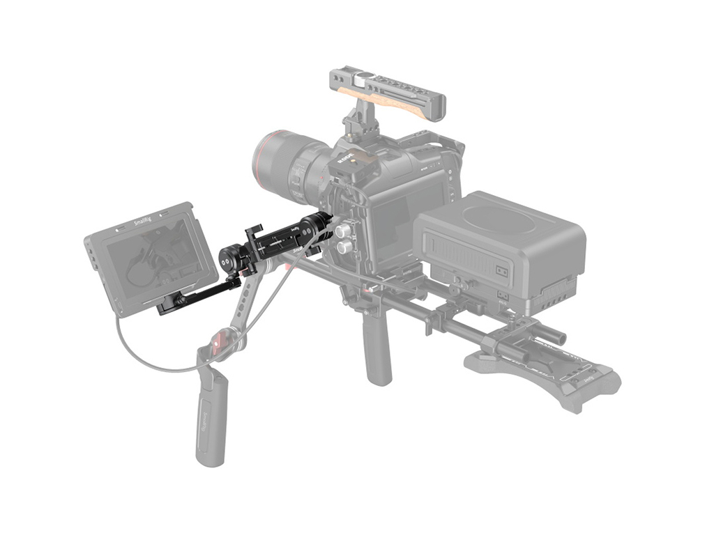 SmallRig MD3507 Nato Bağlantılı Monitör Tutma Aparatı