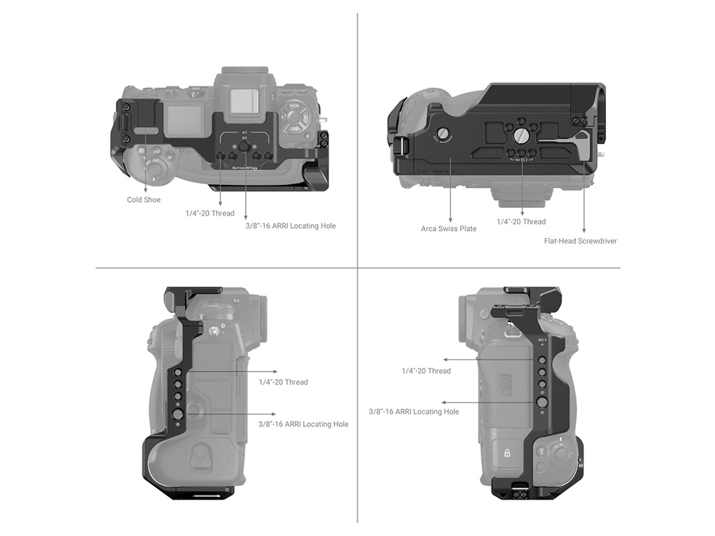 SmallRig 3195 Nikon Z9 Uyumlu Kafes