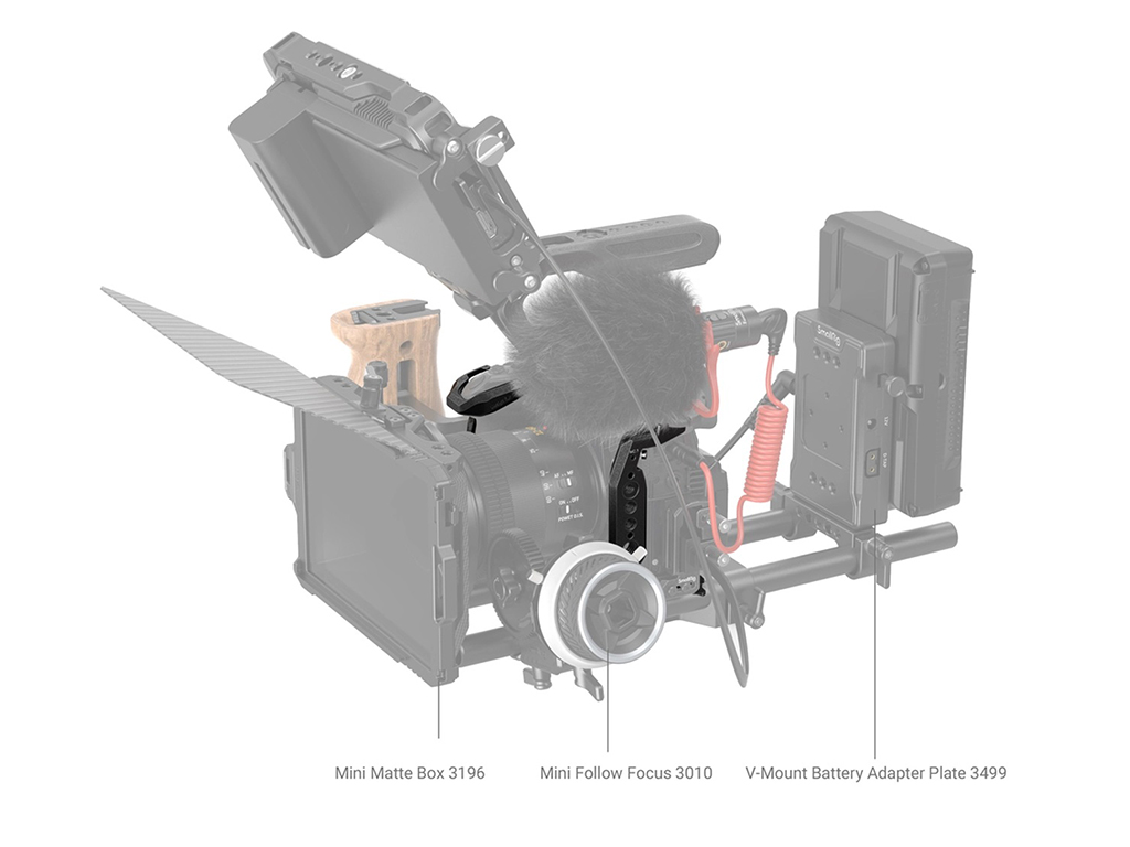 SmallRig 3440 Panasonic GH6 ve GH7 Uyumlu ''Black Mamba'' Serisi Kafes