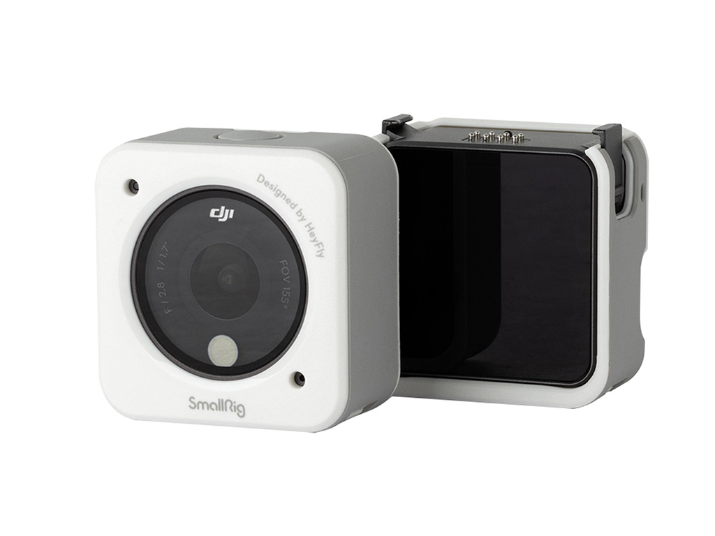 SmallRig 36263627 DJI Action 2 Uyumlu Beyaz Manyetik Kasa