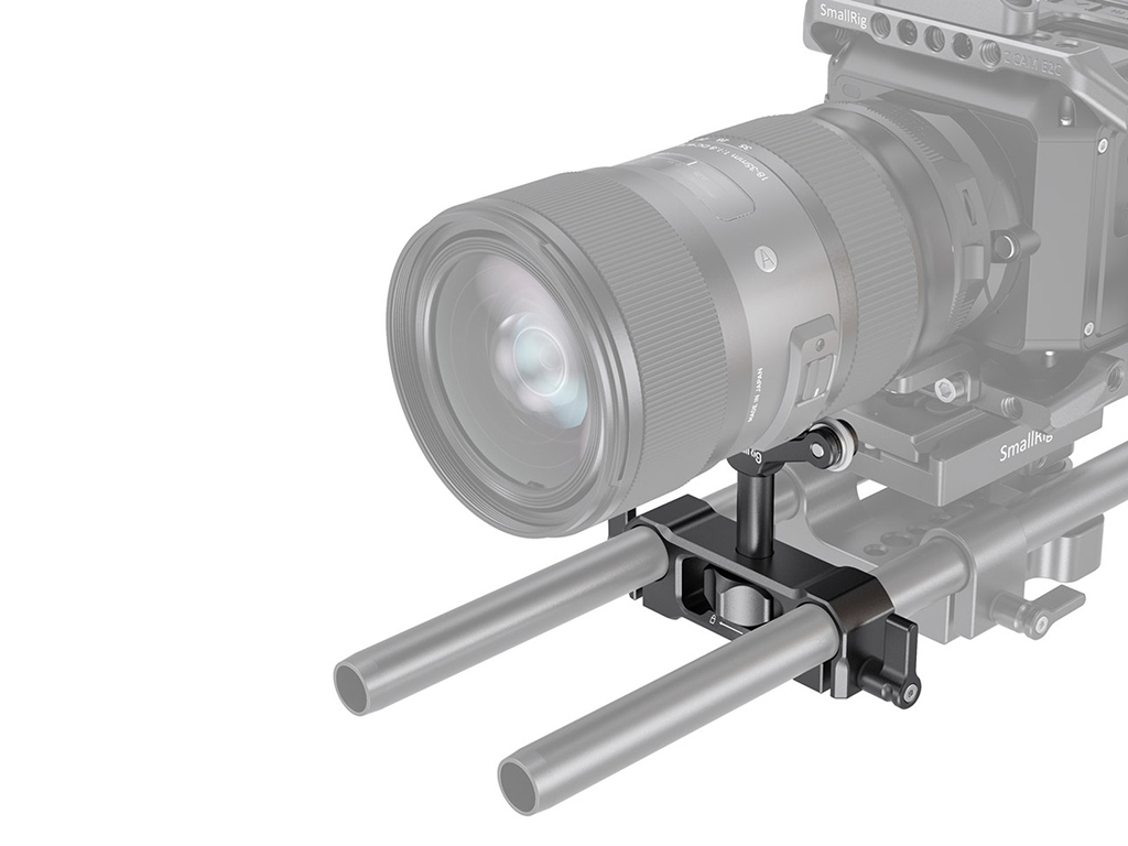 SmallRig 2727 15mm Rod Çubuk için Lens Desteği