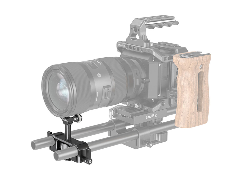SmallRig 2727 15mm Rod Çubuk için Lens Desteği