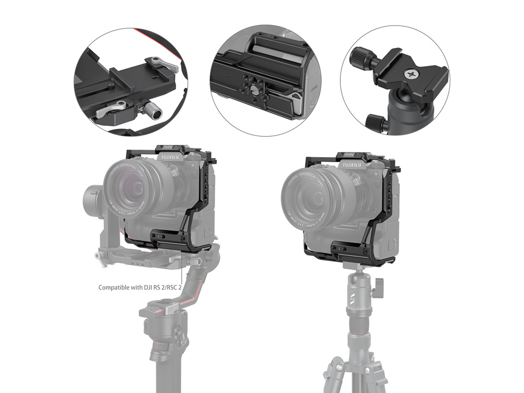 SmallRig 3933 Fujifilm X-H2s için Battery Gripli Kafes