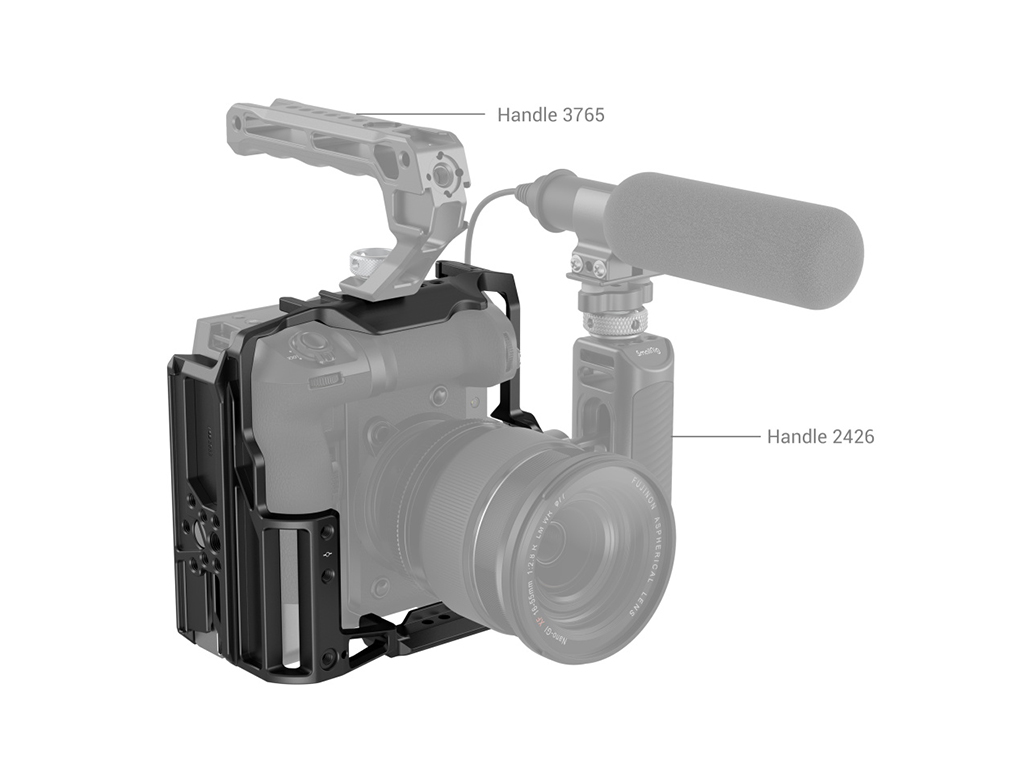 SmallRig 3933 Fujifilm X-H2s için Battery Gripli Kafes