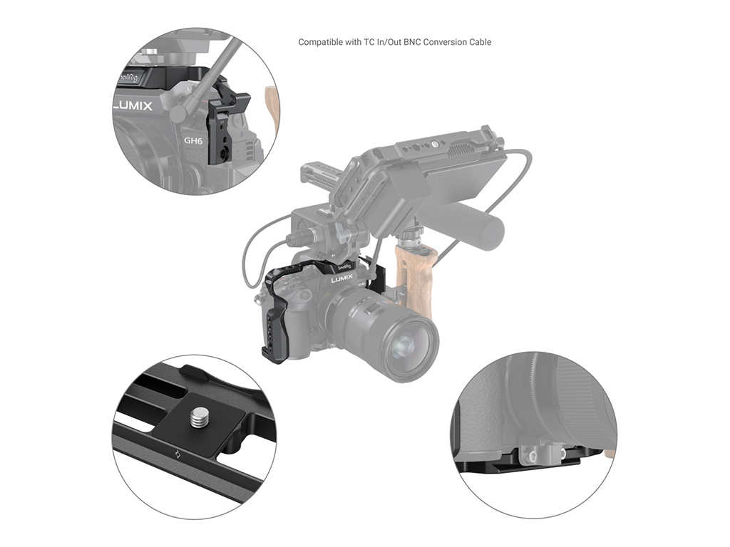SmallRig 3784 Panasonic GH6 Uyumlu Kafes