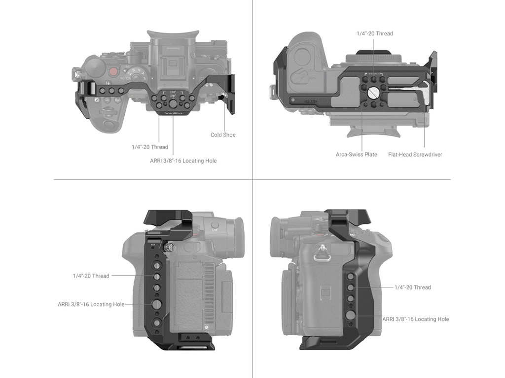 SmallRig 3784 Panasonic GH6 Uyumlu Kafes
