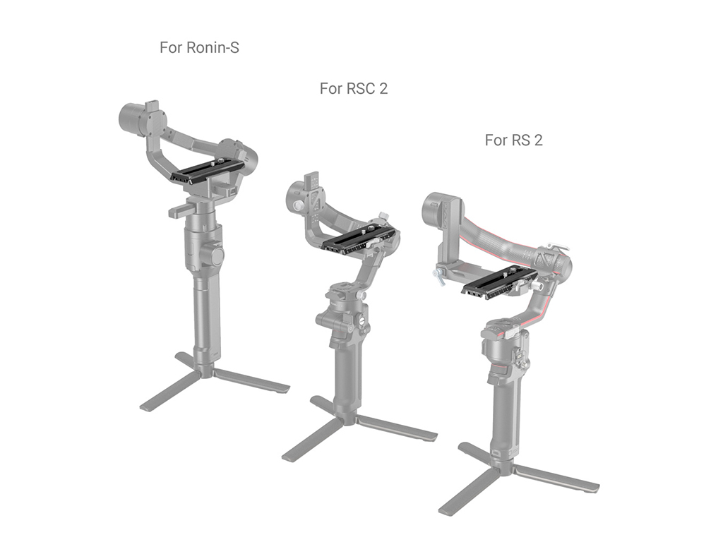SmallRig 3158B DJI Gimbal için Manfrotto Kızak