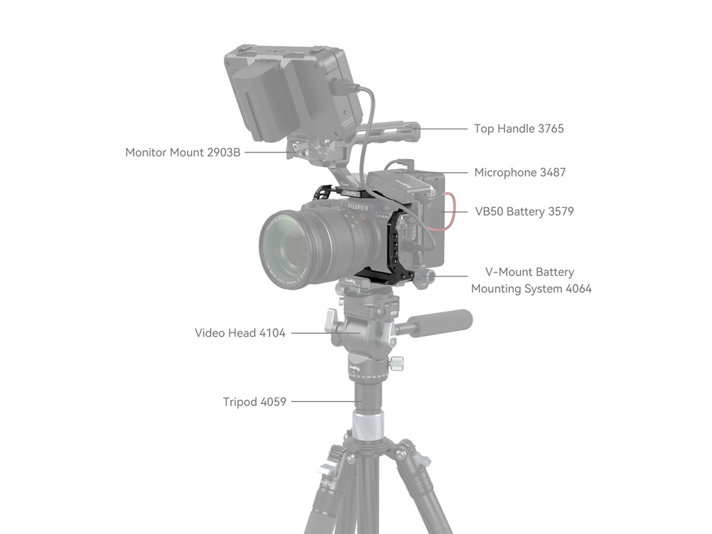 SmallRig 4230 Fujifilm X-S20 Uyumlu Kafes