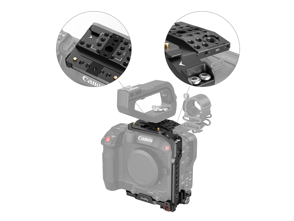 SmallRig 3899 Canon C70 Uyumlu Tutma Kollu Kafes Kiti