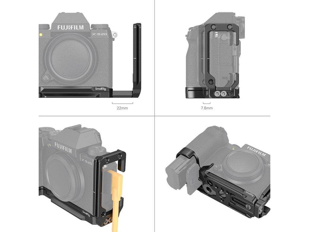 SmallRig 4231 Fujifilm X-S20 Uyumlu L Braket